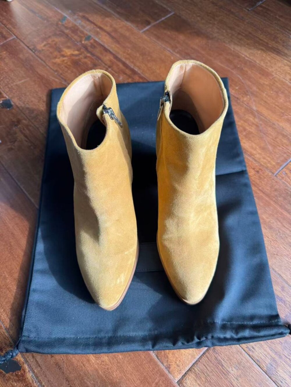 Alexander Wang Boots GABI Cutout Leather Rose Gold Boots Ankle Booties, Sz 37.5